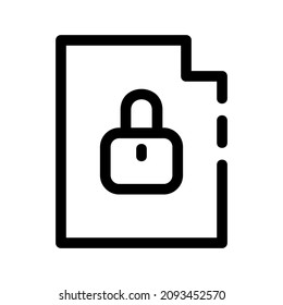 lock icon or logo isolated sign symbol vector illustration - high quality black style vector icons
