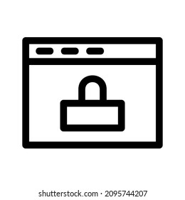 lock icon or logo isolated sign symbol vector illustration - high quality black style vector icons
