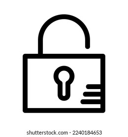lock icon or logo isolated sign symbol vector illustration - high quality black style vector icons
