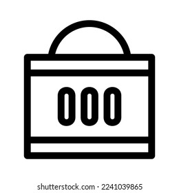 lock icon or logo isolated sign symbol vector illustration - high quality black style vector icons
