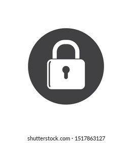 lock icon logo vector template illustration