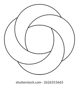 lock icon, normal rope lock icon and logo. O letter logo sing and symbol. Circle vector. 