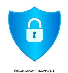 lock icon on internet button vector