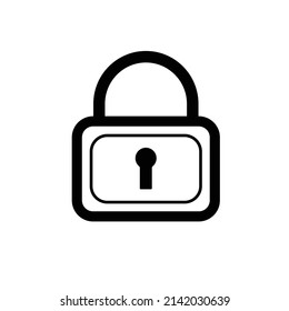 lock icon on web, mobile, ui, computer