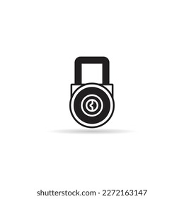 icono de bloqueo en fondo blanco