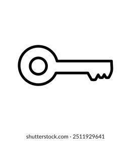 lock icon on white background. Vector illustration