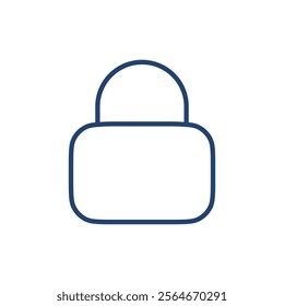 Lock icon Outline icon sign