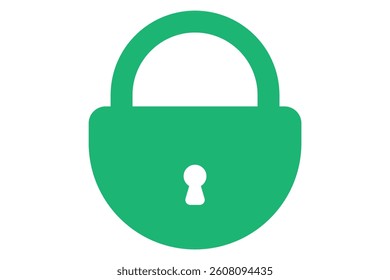 lock icon. padlock isolated on white background.