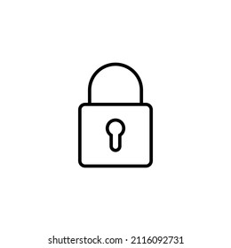 Sperrsymbol. Vorhängeschild und Symbol. Verschlüsselungssymbol. Sicherheitszeichen