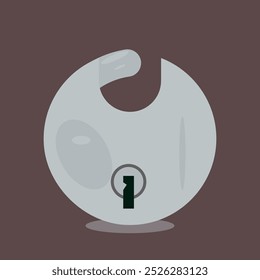 Lock icon, padlock icon, vector