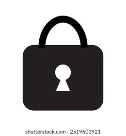 Icono de la cerradura, candado, diseño del Vector