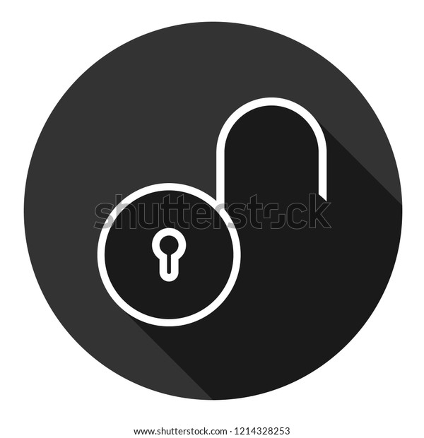 Lock Icon Private Lock Vector Sign Stock Vector (Royalty Free ...