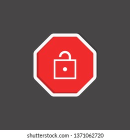 lock icon for protect