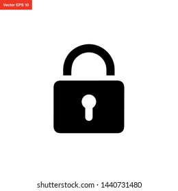 lock icon, security icon design vector