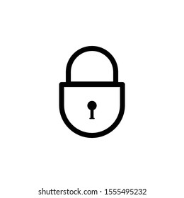 lock icon, security icon design vector