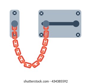 Lock icon and security padlock protection lock