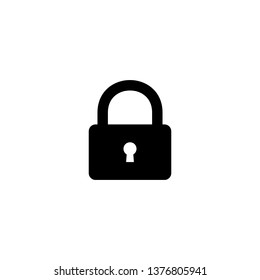 Lock icon sign