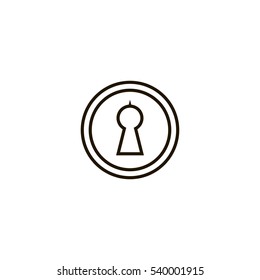 lock icon. sign design