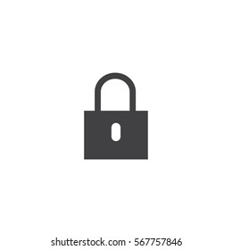 lock icon. sign design