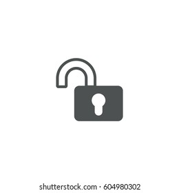 lock icon. sign design