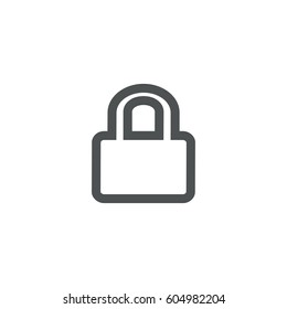 lock icon. sign design