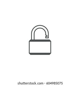 lock icon. sign design