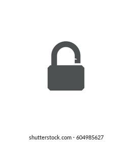 lock icon. sign design