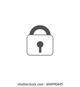 lock icon. sign design