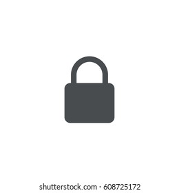 lock icon. sign design