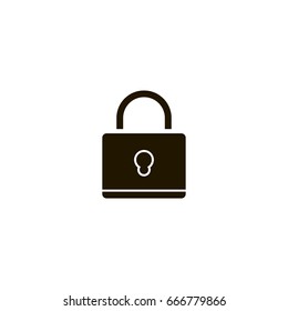 lock icon. sign design