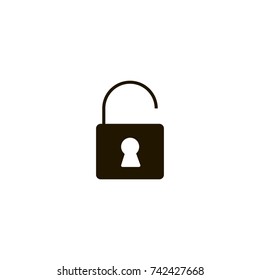 lock icon. sign design
