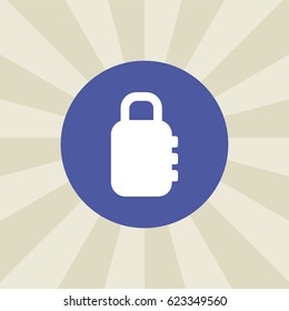 lock icon. sign design. background