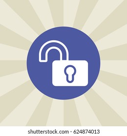 lock icon. sign design. background