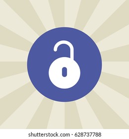 lock icon. sign design. background