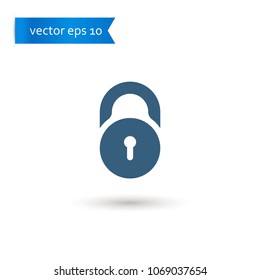 lock. lock icon. sign design. Vector EPS 10.