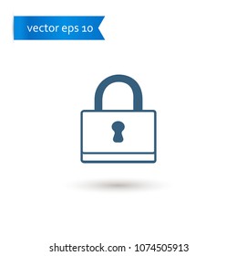 lock. lock icon. sign design. Vector EPS 10.