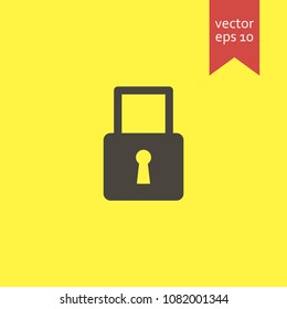 lock. lock icon. sign design. Vector EPS 10