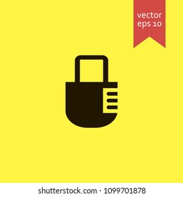 lock. lock icon. sign design. Vector EPS 10.