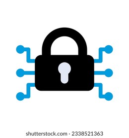 Lock icon. sign for mobile concept and web design. vector illustration