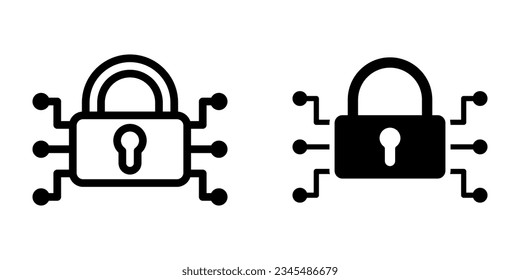 Lock icon. sign for mobile concept and web design. vector illustration