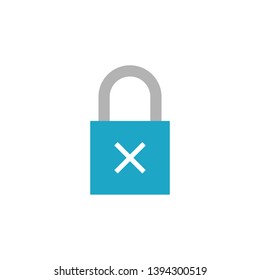 lock icon sign signifier vector