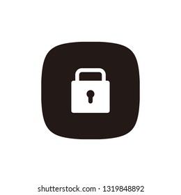 Lock icon sign symbol