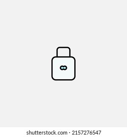 Lock icon sign vector,Symbol, logo illustration for web and mobile