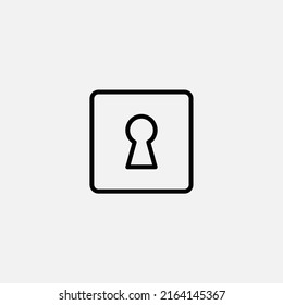 Lock icon sign vector,Symbol, logo illustration for web and mobile