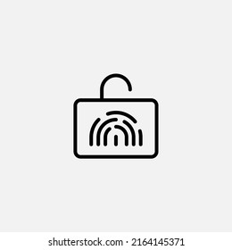 Lock icon sign vector,Symbol, logo illustration for web and mobile