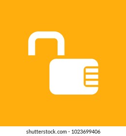 Lock Icon, Stock Vector, eps10.
