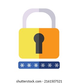 lock icon. suitable to place keys and locks, security, cyber security, protection, etc.