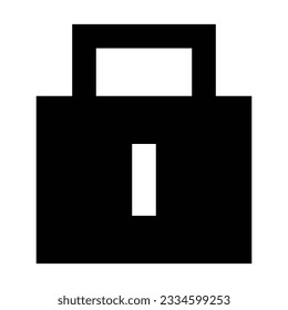 Lock icon. Suitable for website UI design