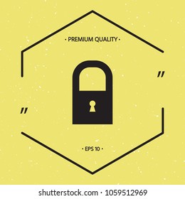 Lock icon symbol