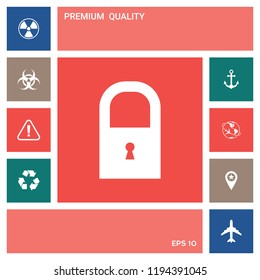 Lock icon symbol